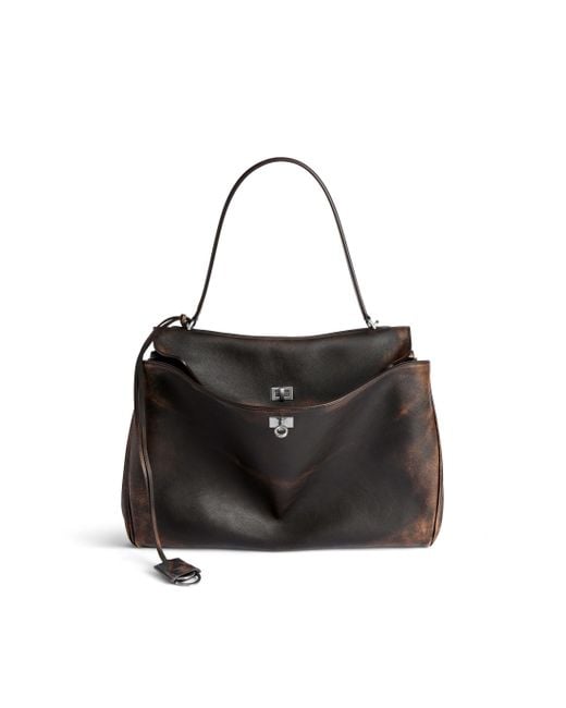 Balenciaga Black Rodeo Handbag Large for men
