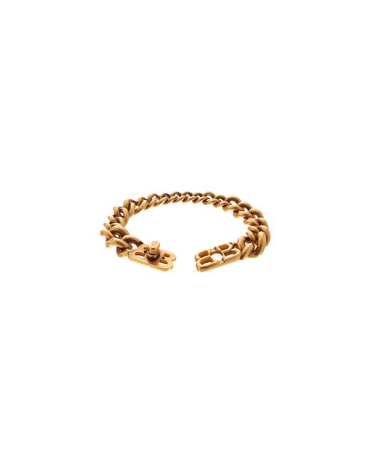 Balenciaga Metallic Monaco Chain Bracelet