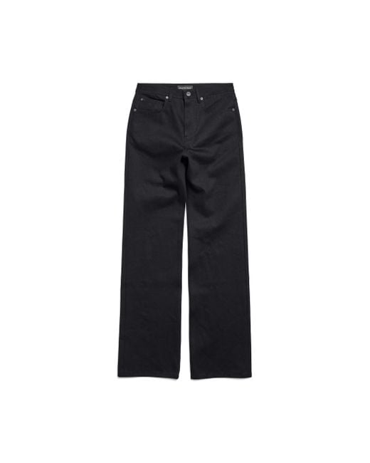 Balenciaga Black Straight Fit Trousers
