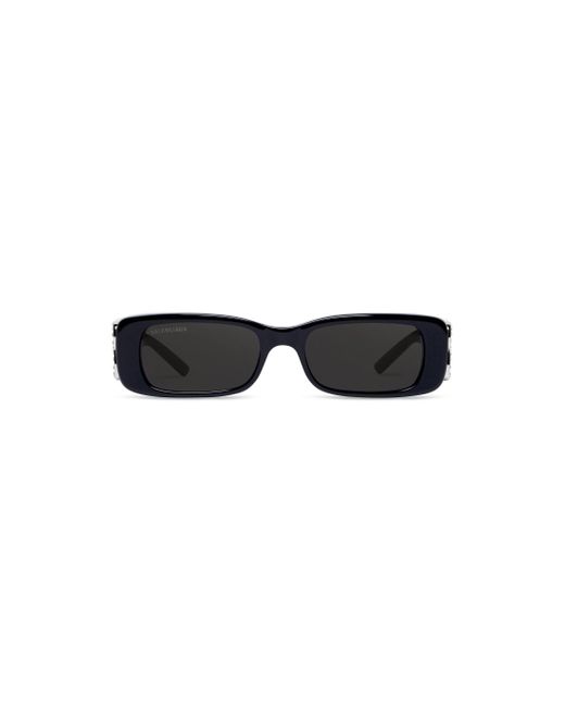Balenciaga Black Dynasty rectangle sonnenbrille