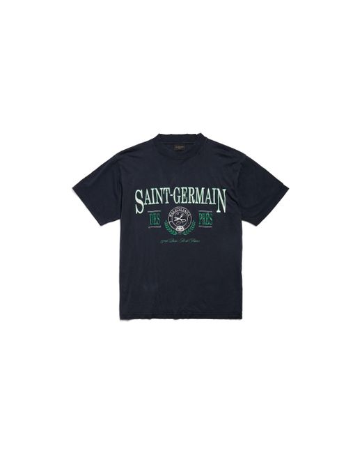Balenciaga Blue Saint Germain T-shirt Small Fit