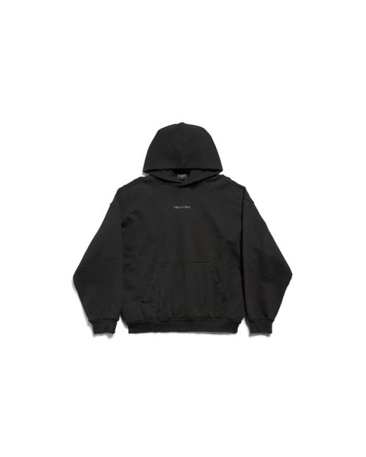 Balenciaga Black Back hoodie medium fit