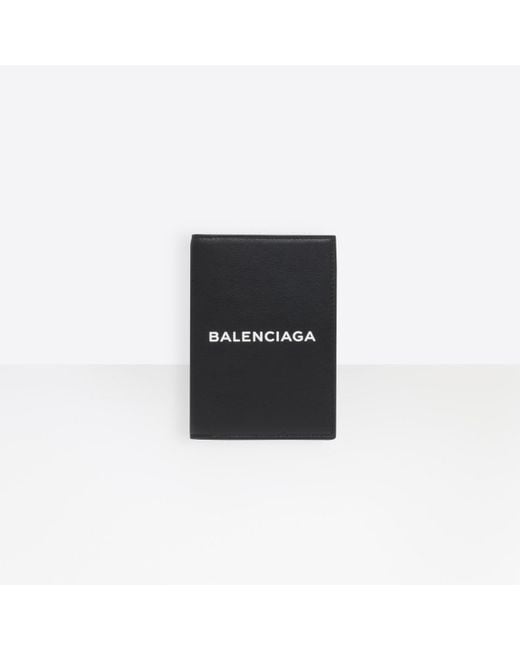 Balenciaga Black Everyday Passport Holder for men