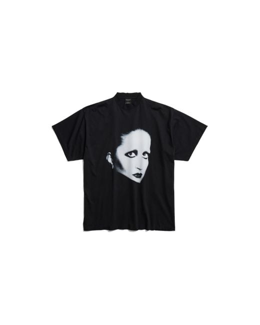 Balenciaga Black Limited Edition Music Series Oversized T-Shirt