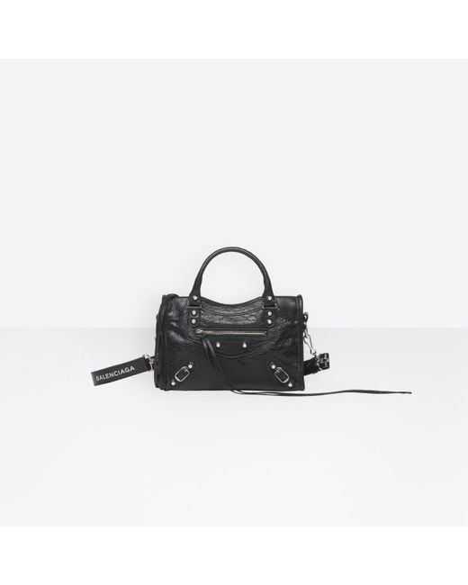 Balenciaga Classic City Mini Shoulder Bag in Black | Lyst UK