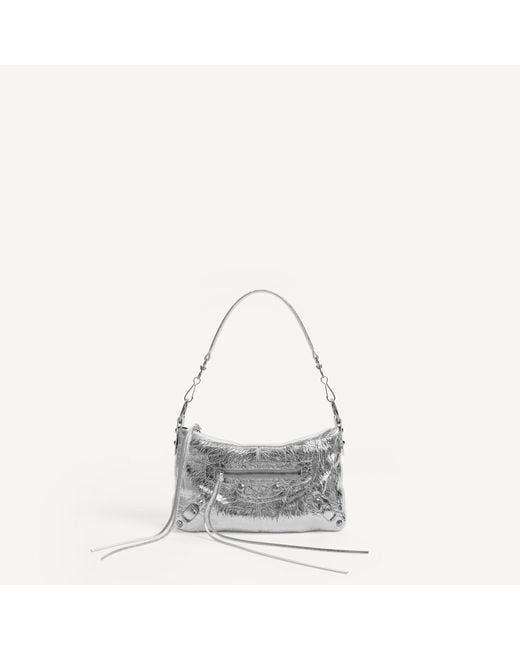 Balenciaga Metallic Le City Moto Mini