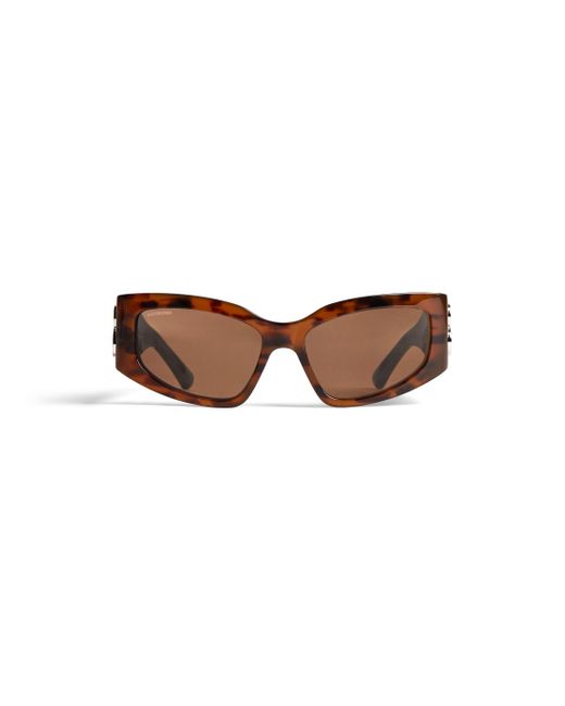 Balenciaga Brown Bossy Cat Sunglasses