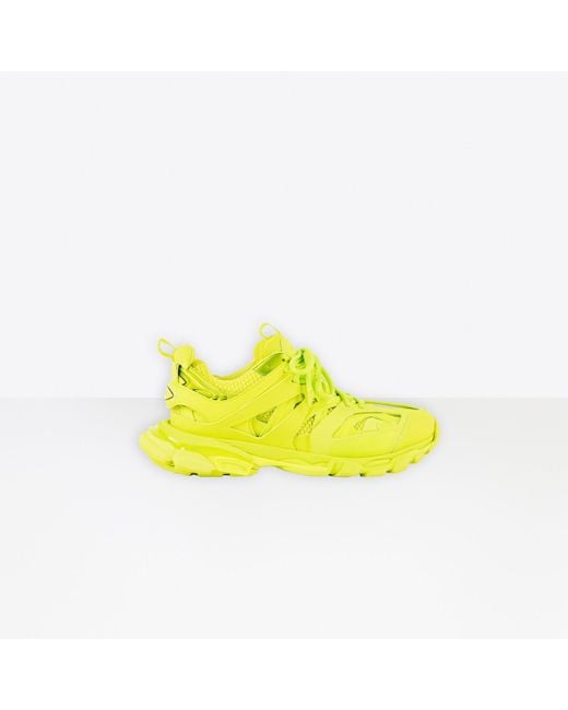 Balenciaga Yellow Track.2 Neon Sneakers for men