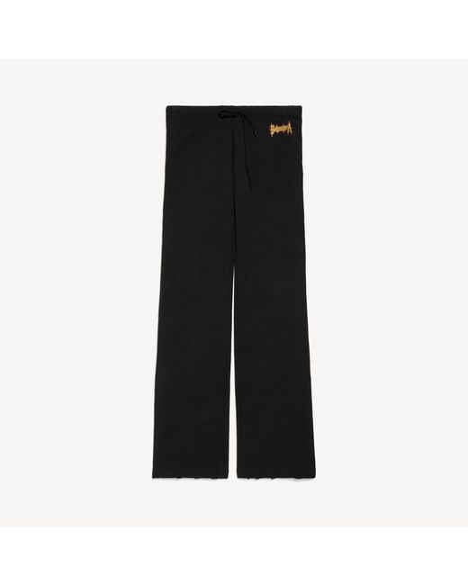 Balenciaga Black Sacré Coeur Low Waist Sweatpants