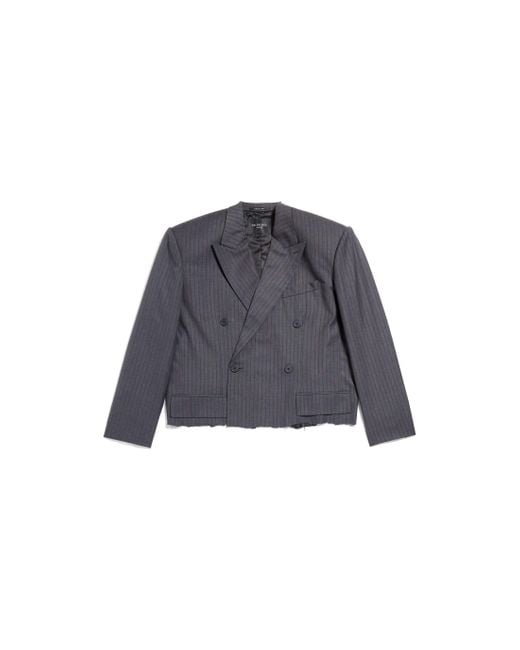 Balenciaga Multicolor Cropped Blazer for men