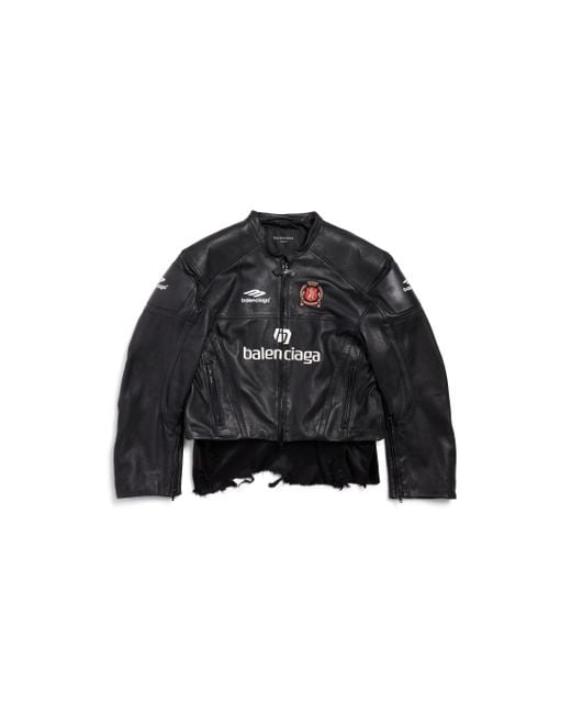 Balenciaga Black Racer Jacket for men