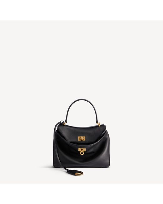 Balenciaga Black Rodeo Handbag Mini