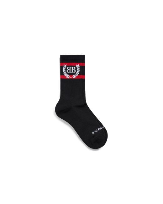 Balenciaga Black Laurel Classic Socks