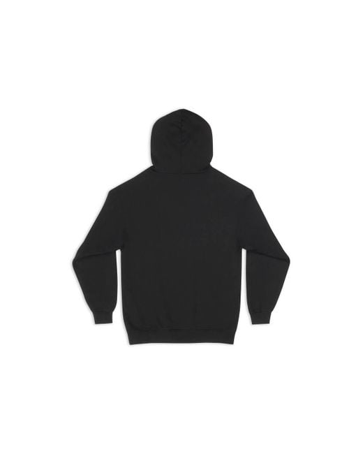 Balenciaga Bb Pixel Medium Fit Hoodie in Black for Men | Lyst