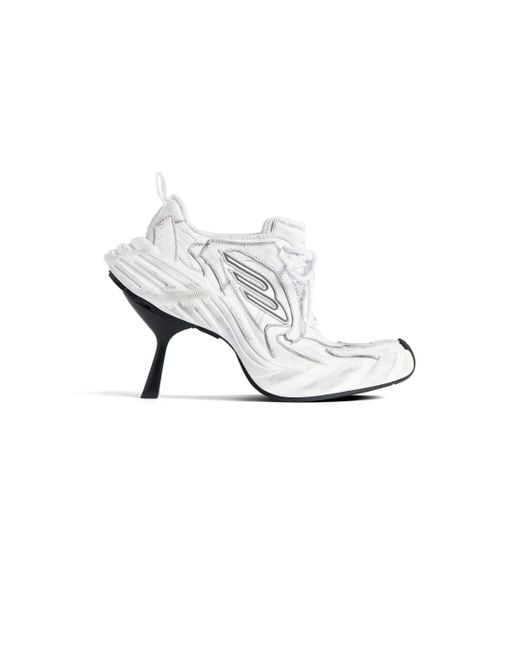 Balenciaga White Monday Heel Shoe
