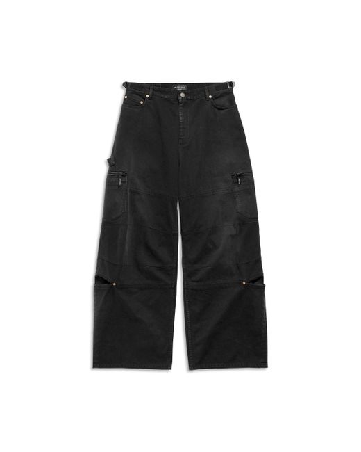 Balenciaga Black Cargo Trousers