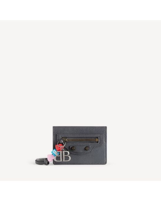 Balenciaga Gray Le City Mini Wallet