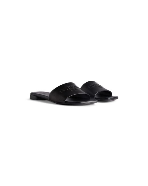 Balenciaga Black Duty Free Flat Sandal