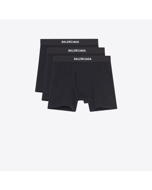 Balenciaga Black Three-pack Boxers for men