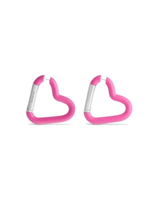 Balenciaga Pink Love clip ohrringe