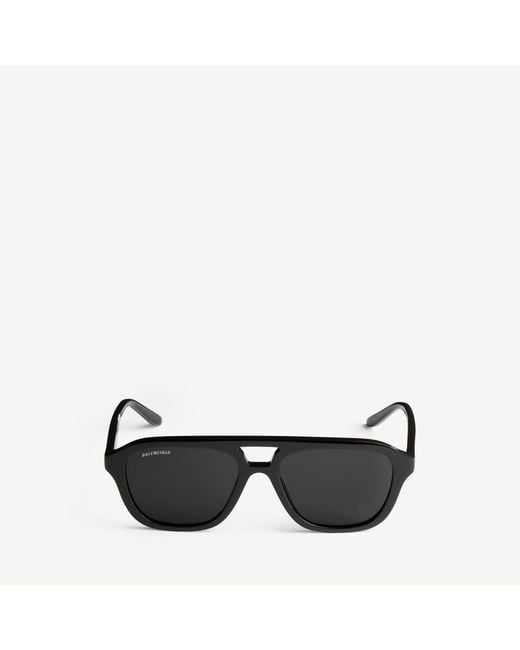 Balenciaga Black Daily Pilot Sunglasses for men