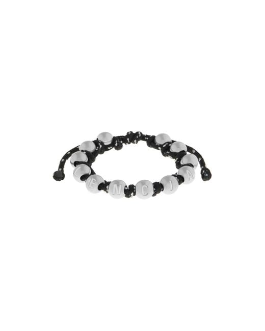 Balenciaga Black Malibu Ball Bracelet