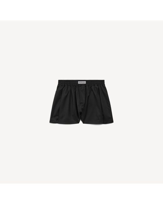 Balenciaga Black A-Line Boxer Shorts