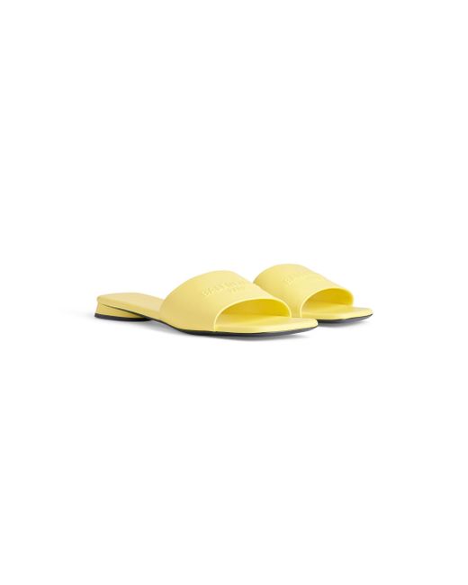 Balenciaga Yellow Duty Free Flat Sandal