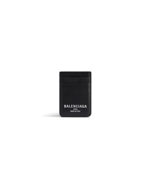 Balenciaga Credit Kartenetui Mit Magnetverschluss in Black für Herren