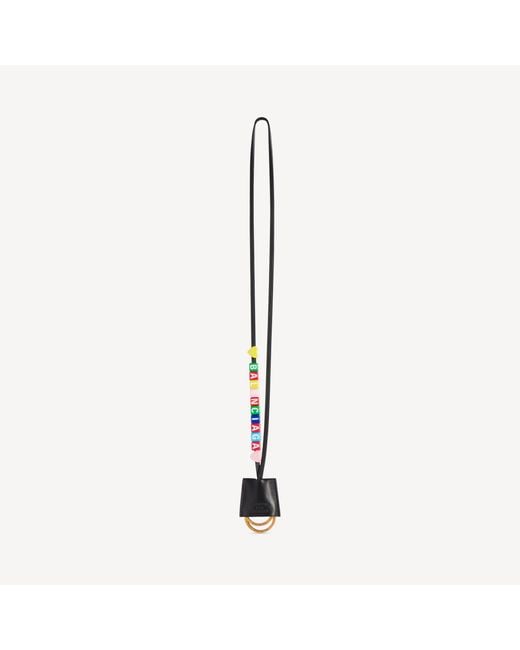 Balenciaga Metallic Rodeo Charm/Cloche Clé