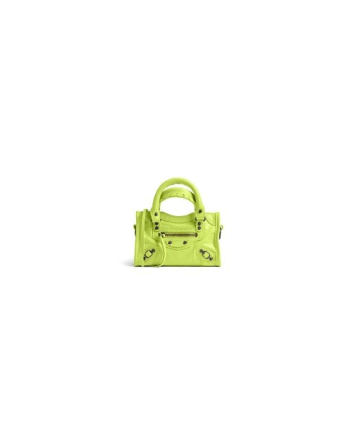 Balenciaga Green Le City Bag Nano