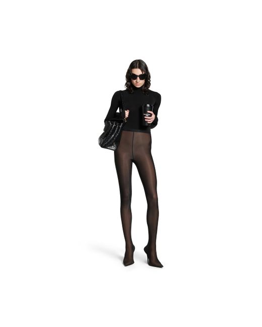 Balenciaga Black Stocking Pantaleggings
