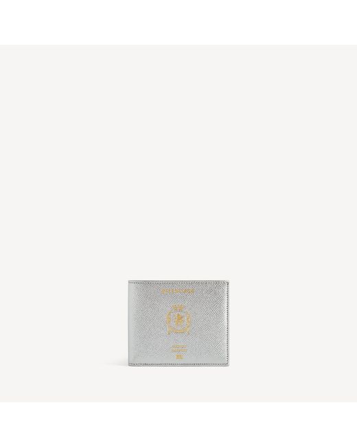 Balenciaga White Passport Square Folded Wallet for men