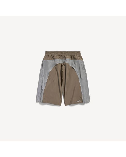 Balenciaga Gray Techwear Tracksuit Shorts for men