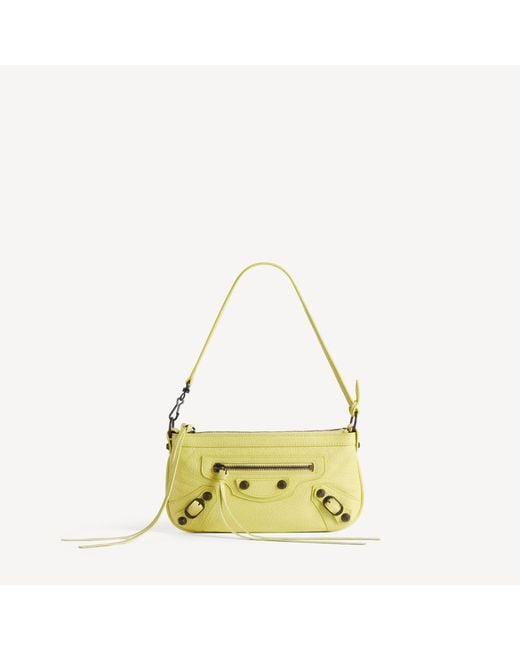 Balenciaga Yellow Le City Pouch On Strap
