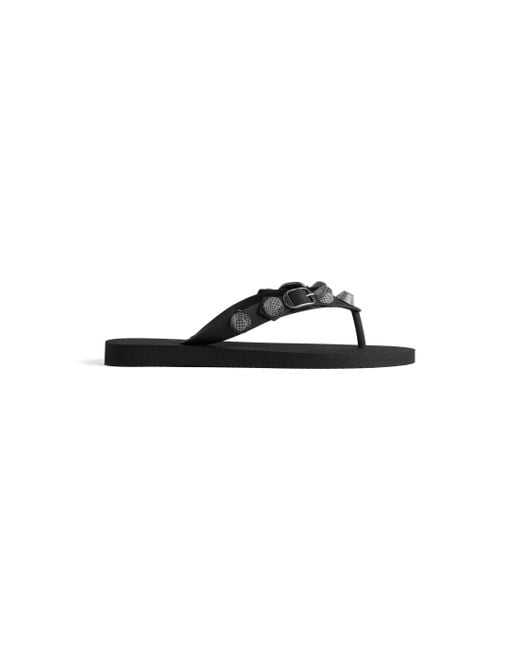 Balenciaga Black Cagole zehensteg-sandale