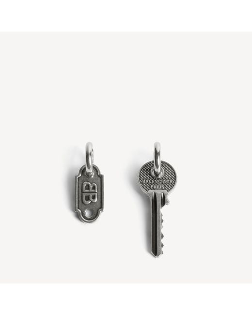 Pendientes Neverlost Balenciaga de hombre de color Metallic