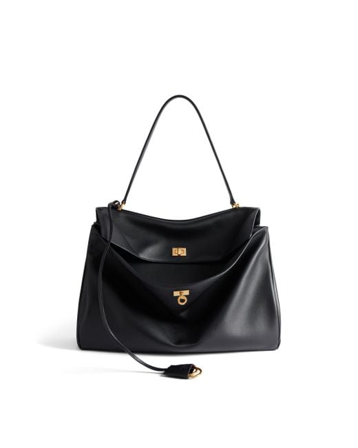 Balenciaga Black Rodeo Large Handbag