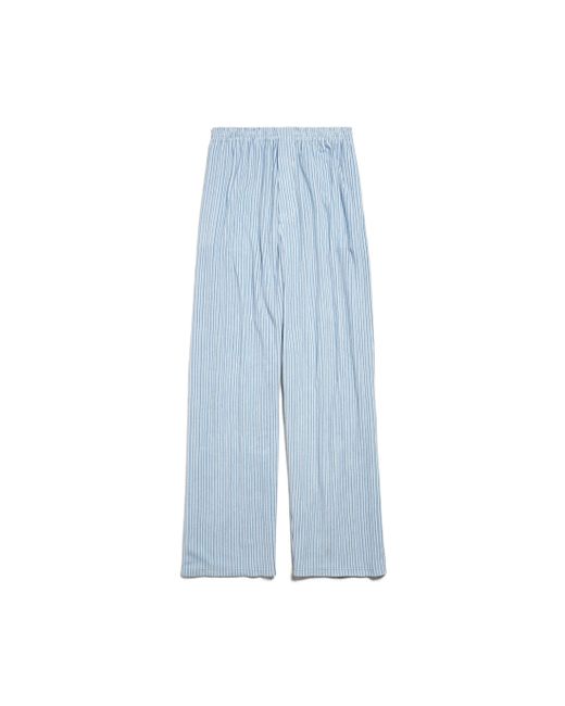 Pantaloni pyjama ampi di Balenciaga in Blue