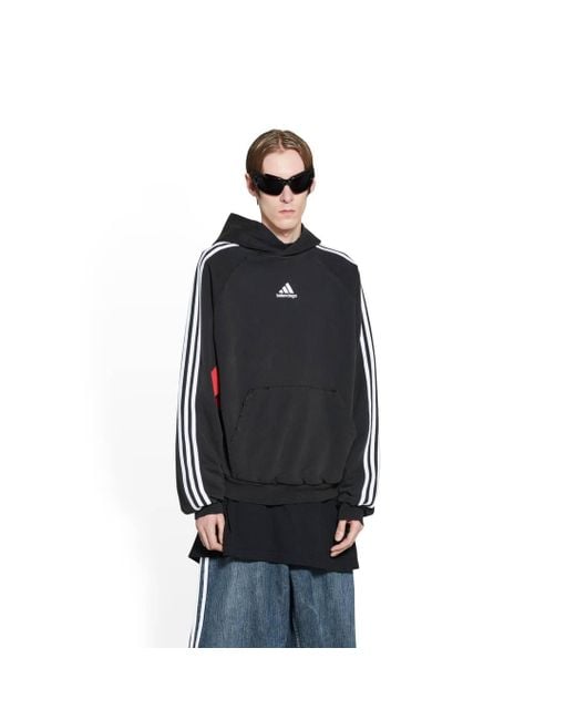 Balenciaga / Adidas Hoodie Small Fit in Black for Men Lyst