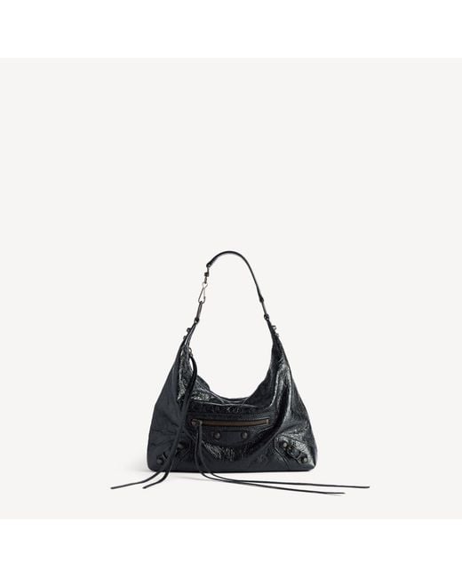 Balenciaga Black Le City Hobo Bag Small