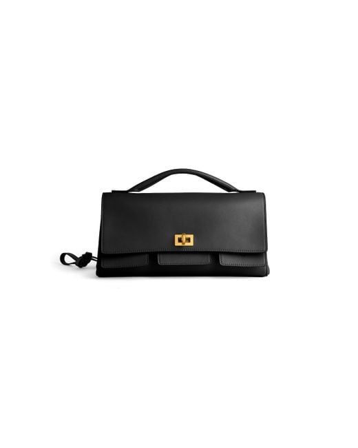 Pochette Bel Air Con Tracolla Piccola di Balenciaga in Black