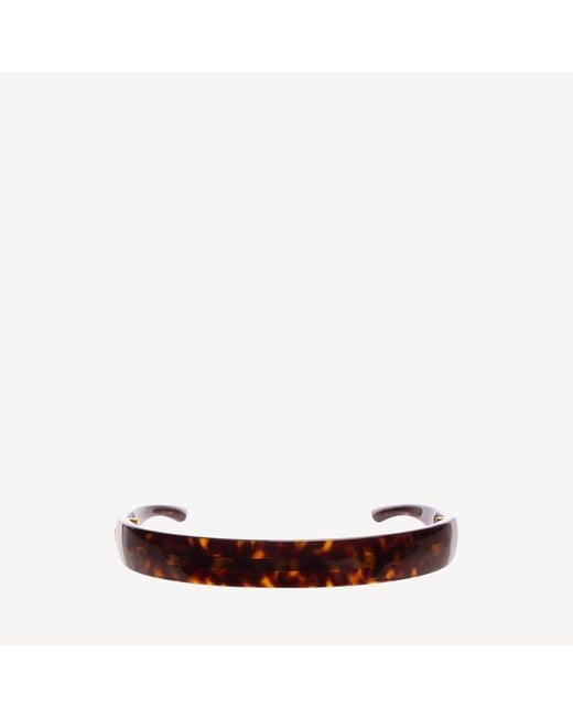 Balenciaga Brown Country Club Side Bb Headband
