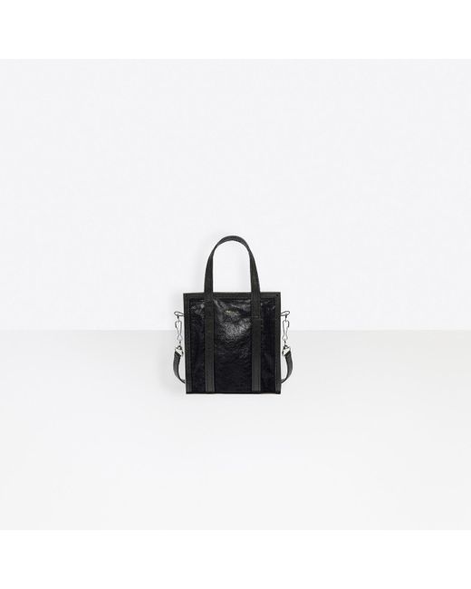 Balenciaga Leather Bazar Xs Shopper Bag 