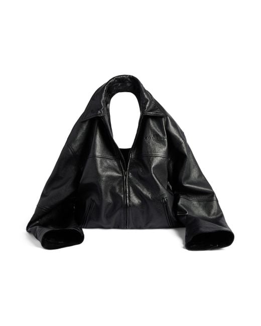 Balenciaga Garde Robe Lederjacken-Tasche in Black für Herren