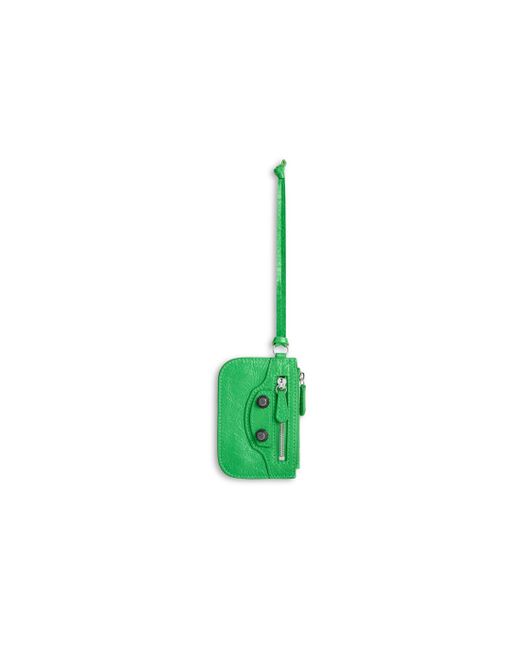 Balenciaga Green Le cagole portemonnaie
