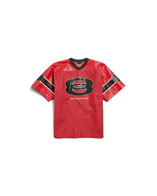 Balenciaga Red American Football Top for men