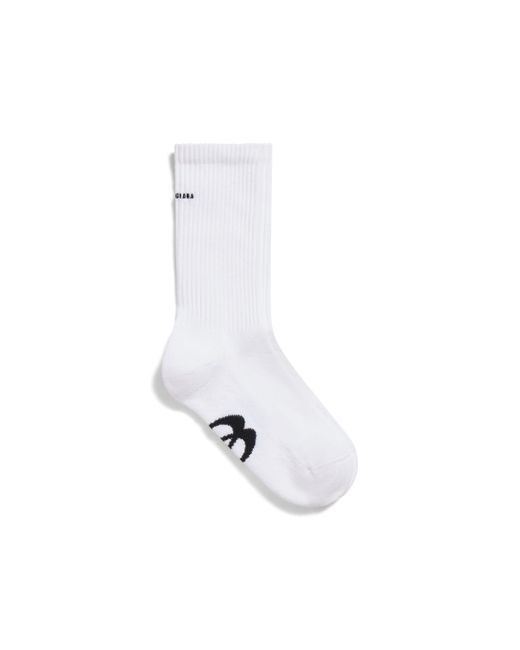 Balenciaga White Unity Sports Icon Socks for men