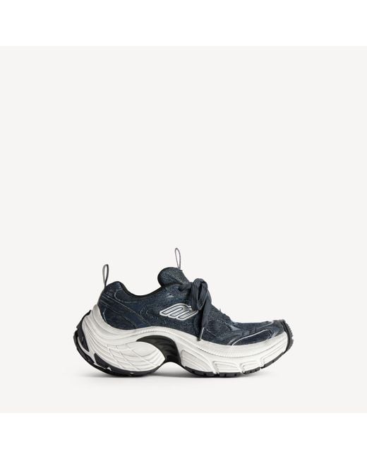 Balenciaga Blue 6Xl Denim Sneaker for men