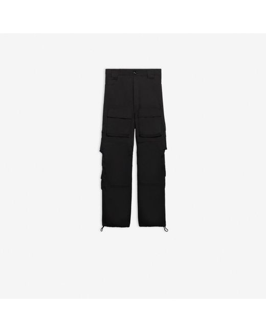 Balenciaga Black Cargo Pants for men